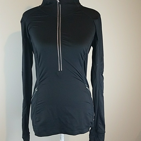 lululemon athletica Tops - Lululemon 1/4 ZIP Pullover Lace back